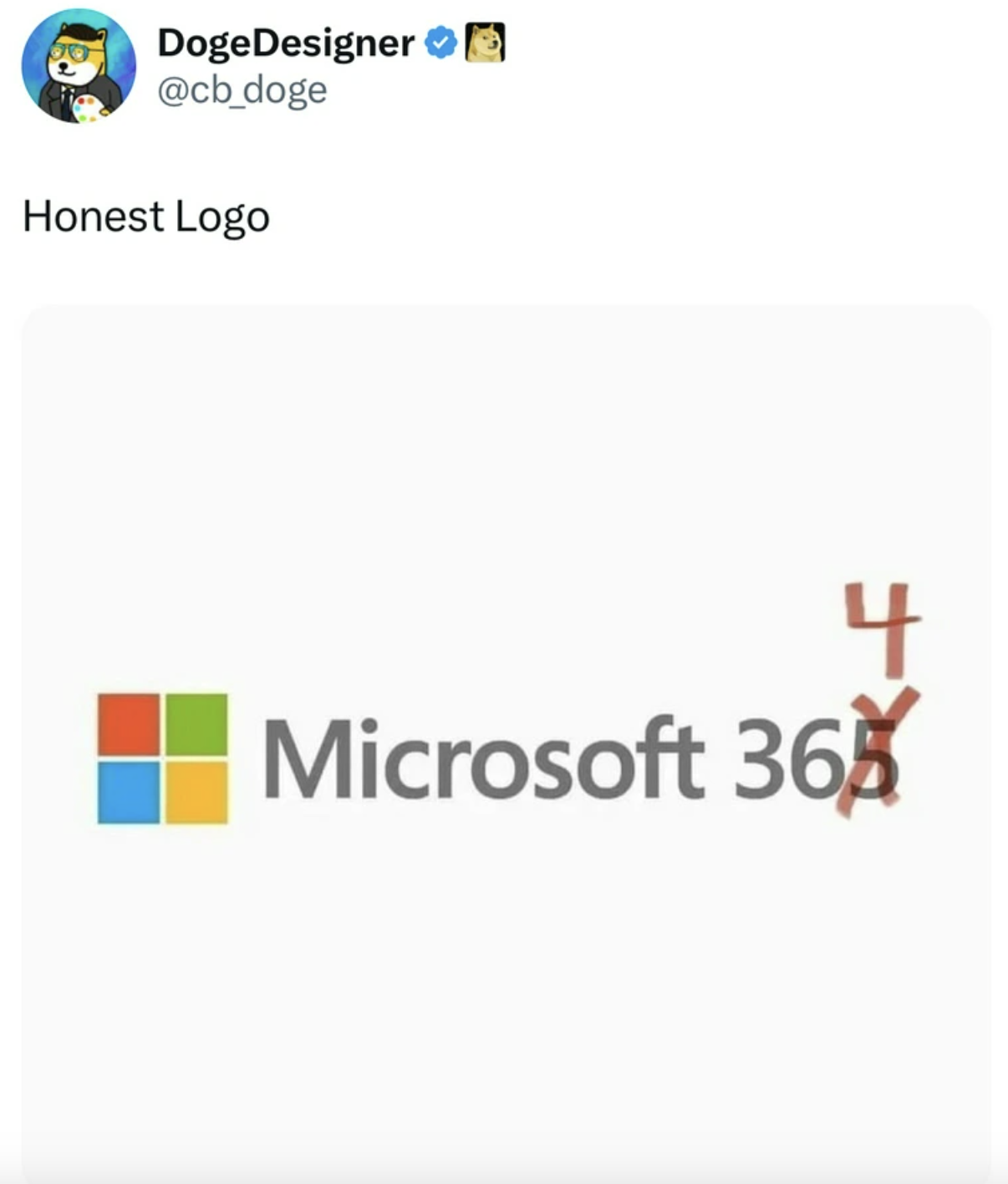 screenshot - DogeDesigner Honest Logo 4 Microsoft 365